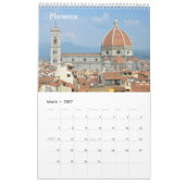 Calendrier Eglises de Toscane de 12 mois (Mar 2027)