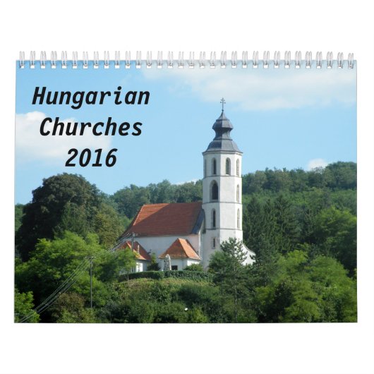 Calendrier Églises hongroises 2016 (Protection)
