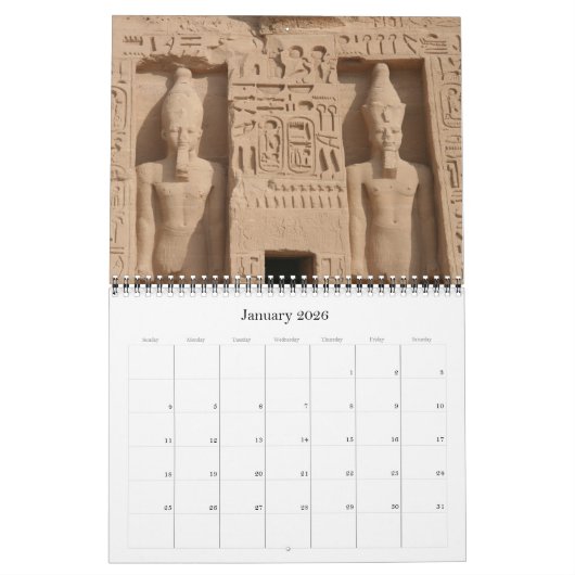 Calendrier égypte 2025 (Jan 2026)