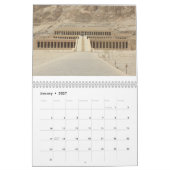 Calendrier Égypte ancienne avec pyramides, temples du Sphinx (Jan 2027)