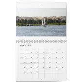 Calendrier Egypte ancienne avec Pyramides, Temples Sphinx (Mar 2026)