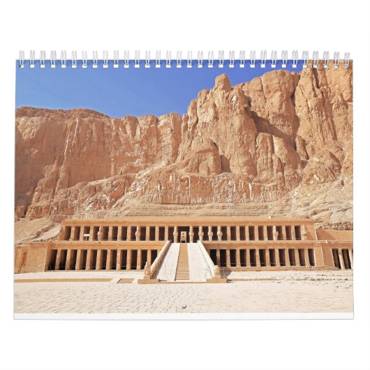 Calendrier Égypte ancienne Hatshepsut Temple paysage 2025 (Protection)