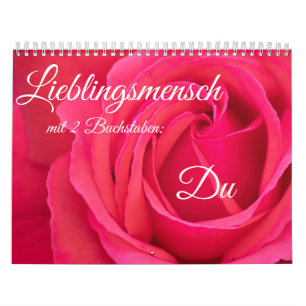 Calendrier Ein ganze Jahr Blumen für Deinen Lieblingsmensch!