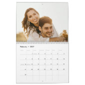 Calendrier Élégance moderne photo (Feb 2027)