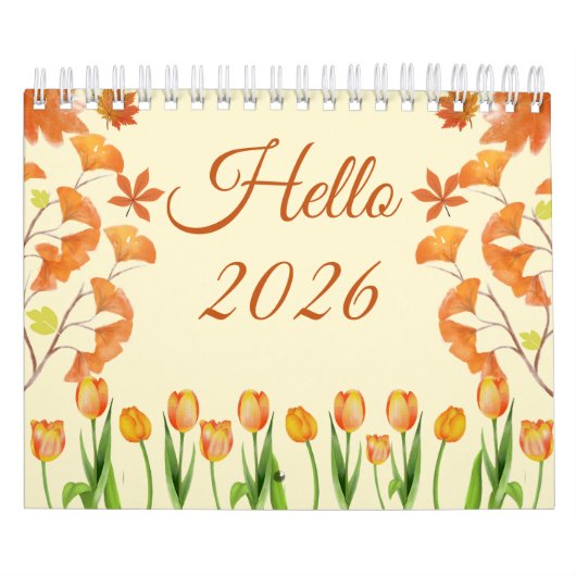 Calendrier Elegant 2026 Quote Calendar (Protection)