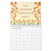 Calendrier Elegant 2026 Quote Calendar (Feb 2027)