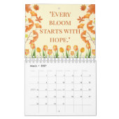 Calendrier Elegant 2026 Quote Calendar (Mar 2027)
