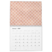 Calendrier Élégant Art Déco Personnalisé  (Jan 2027)