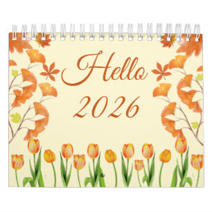 Calendrier élégant de citations 2026