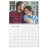 Calendrier Élégant Plaid Rustic Family 2024 Tartan (Jan 2026)