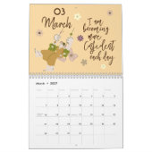 Calendrier Elégante esthétique belles affirmations 2025 (Mar 2027)