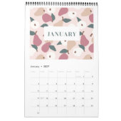 Calendrier Élégants Motifs de fruits (Jan 2027)
