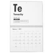 Calendrier Éléments De Succès - Gym Hustle Cale Motivationnel (Feb 2027)