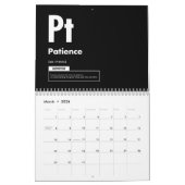 Calendrier Éléments De Succès - Gym Hustle Motivationnel (Mar 2026)
