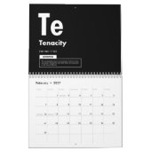 Calendrier Éléments De Succès - Gym Hustle Motivationnel (Feb 2027)