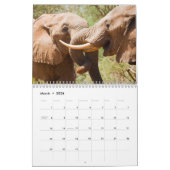 Calendrier éléphant (Mar 2026)