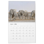 Calendrier Eléphant (Mar 2026)