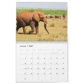 Calendrier éléphant (Jan 2027)