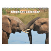 Calendrier Elephant 2025 (Protection)