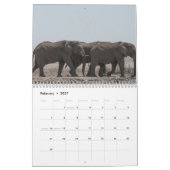 Calendrier Éléphant 2026  (Feb 2027)