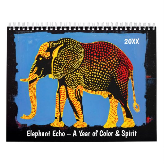 Calendrier Elephant Echo – A Year of Color & Spirit (Protection)
