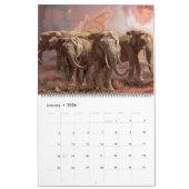 CALENDRIER ELEPHANTS ART #1 CALENDAR (Jan 2026)