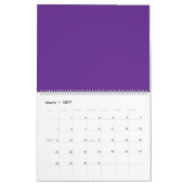 Calendrier Élever votre conception de site Web avec un violet (Mar 2027)