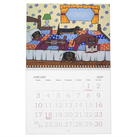Calendrier Ellison Art Calander 2024 (Jan 2027)