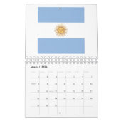 Calendrier Emblème du drapeau argentin (Mar 2026)