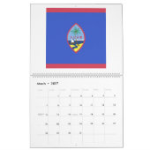 Calendrier Emblème du drapeau de Guam (Mar 2027)