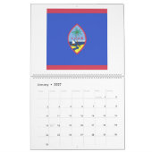 Calendrier Emblème du drapeau de Guam (Jan 2027)