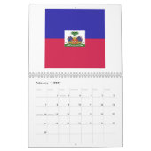 Calendrier Emblème du drapeau haïtien (Feb 2027)
