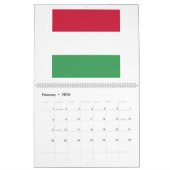 Calendrier Emblème du drapeau hongrois (Feb 2026)