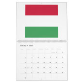 Calendrier Emblème du drapeau hongrois (Jan 2027)