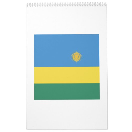Calendrier Emblème du drapeau rwandais (Protection)