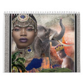 Calendrier "Embrassez l'essence de l'Afrique" (Protection)