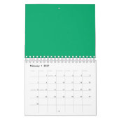 Calendrier Emerald Green Wall - Conception personn (Feb 2027)