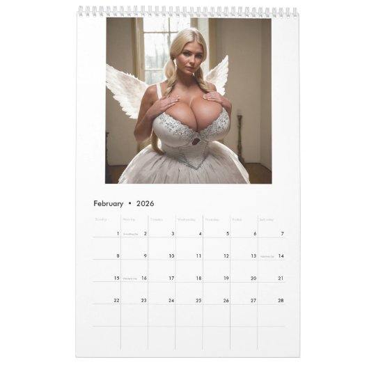 Calendrier Emily Curvee 2025 (Feb 2026)