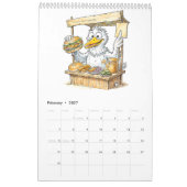 Calendrier Emplois de mouettes drôles (Feb 2027)