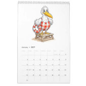 Calendrier Emplois de mouettes drôles (Jan 2027)