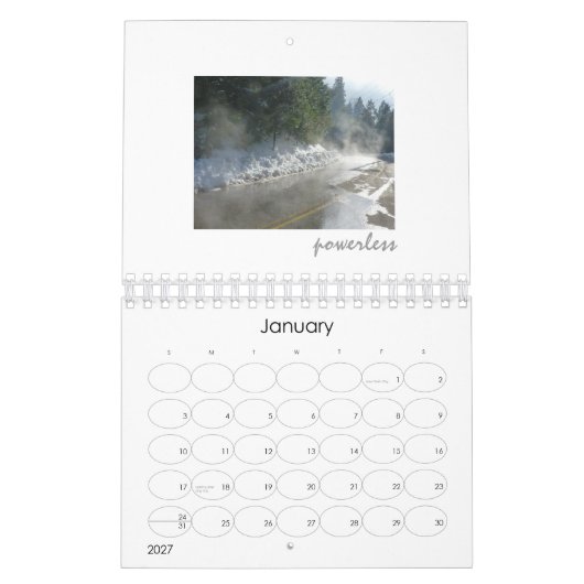 Calendrier en 12 étapes (Jan 2027)