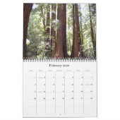 Calendrier en bois de Muir (Feb 2026)