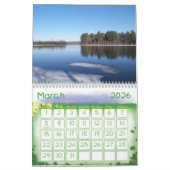 Calendrier en bois et d'eaux 2013 du Maine (Mar 2026)
