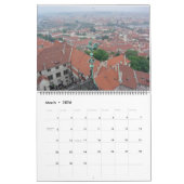 Calendrier En grande partie Prague - customisé (Mar 2026)