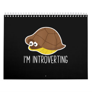 Calendrier En introverting - introverti turtle quarantined
