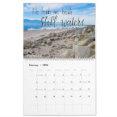 Calendrier en lettres de main du vers 2018 (Feb 2026)