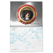 CALENDRIER ENAMÉLIORES VICTORIENS /PORTRAITS DE CHIEN MINIATU (Mar 2026)