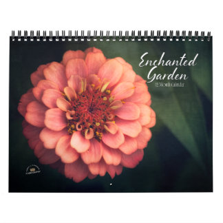 Calendrier Enchanted Garden 12-Month Calendar