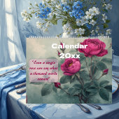Calendrier Enchanted Rose Garden Blooms Round The Year Nature
