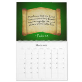 Calendrier Encouragement des versets bibliques - Grand calend (Mar 2026)